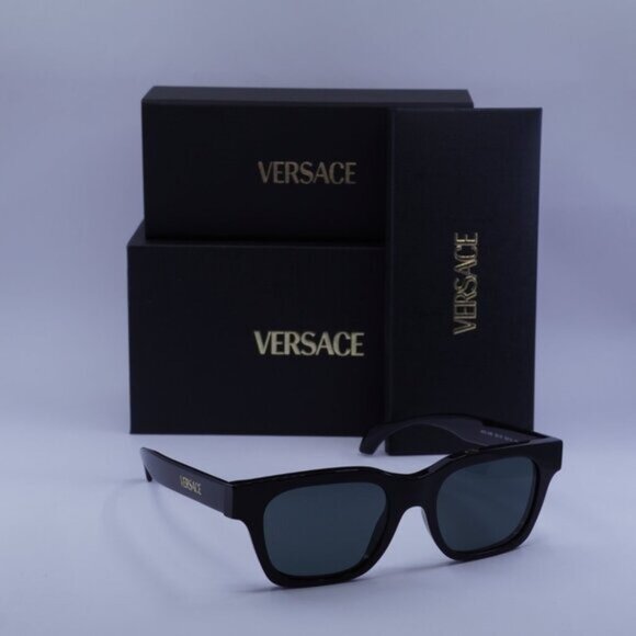 Versace VE4486 GB1/87 Square Sunglasses – Black/Grey - Picture 5 of 10